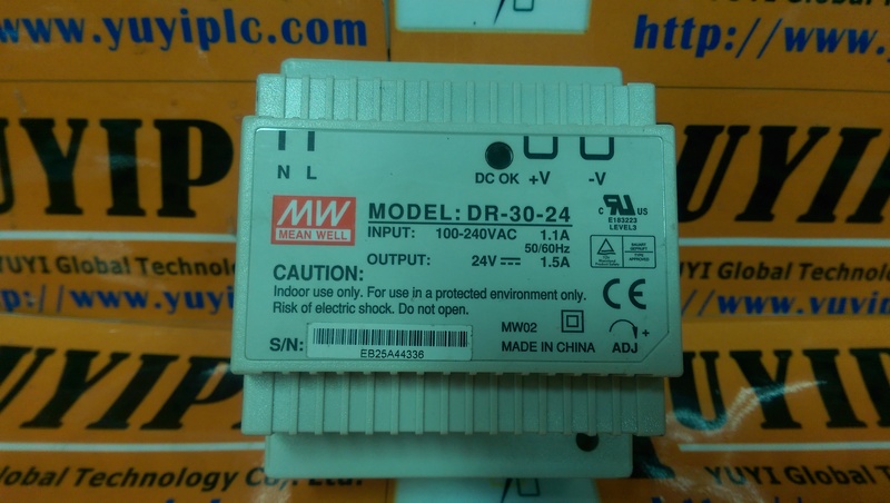 MEAN WELL DR-30-24 POWER SUPPLY - 裕益科技自動化設備可程式編碼器PLC分散式控制系統DCS